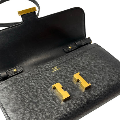 Used HERMÈS Constance to go Cross Body Bag Black GHW