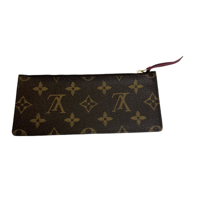Used LOUIS VUITTON Monogram Canvas Sarah Wallet Long wallet Brown Gold