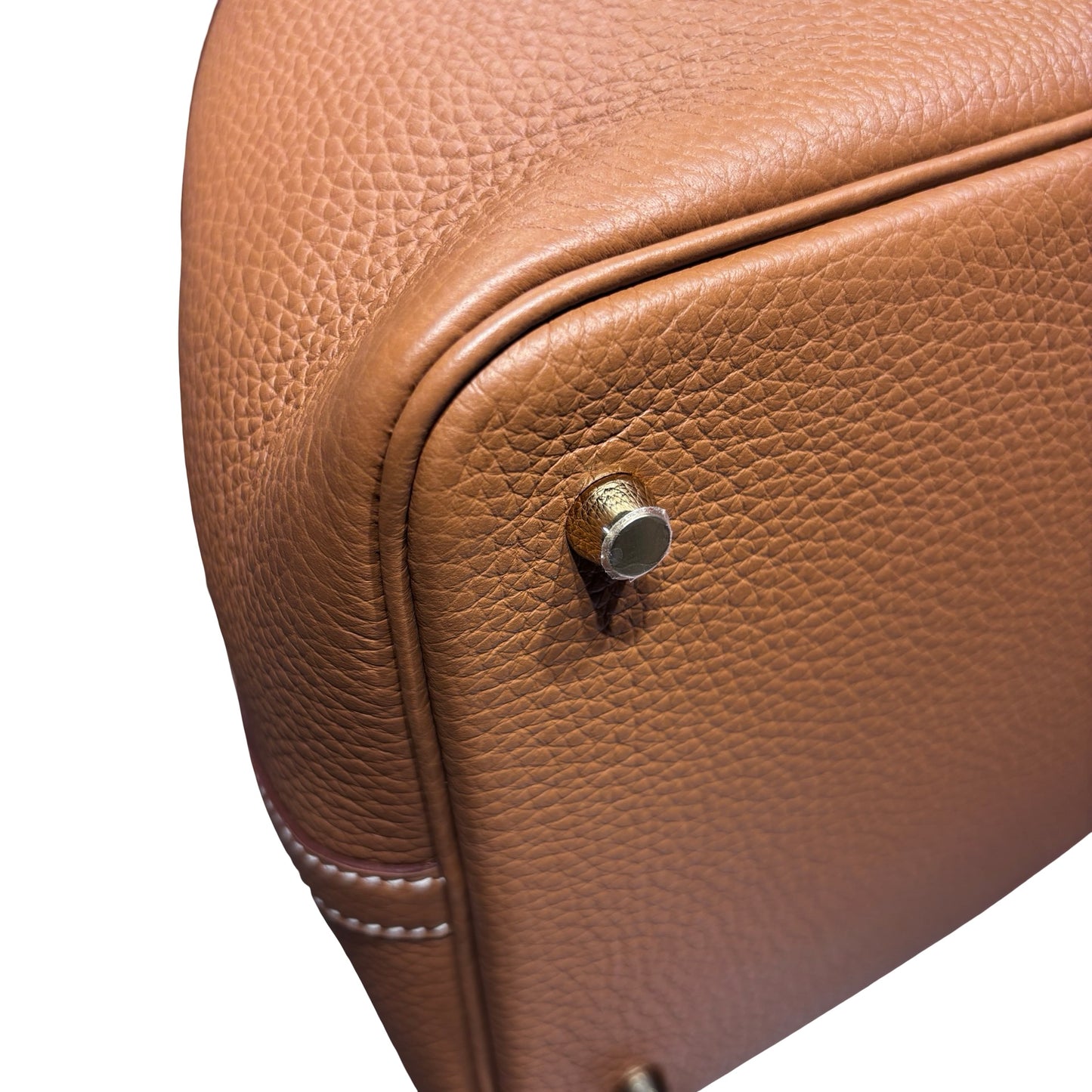 Used HERMÈS TC Picotin 22 Bucket Bag Gold (37) GHW
