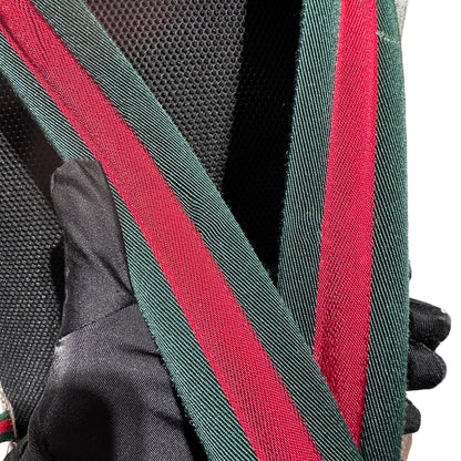 Used Gucci Coated Canvas Backpack Brown GHW