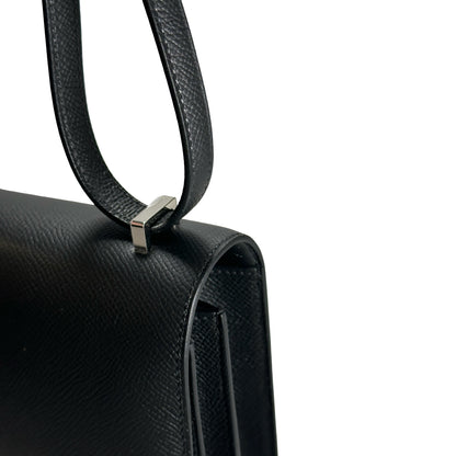 Brand New HERMES Epsom Constance Handbags Black PHW
