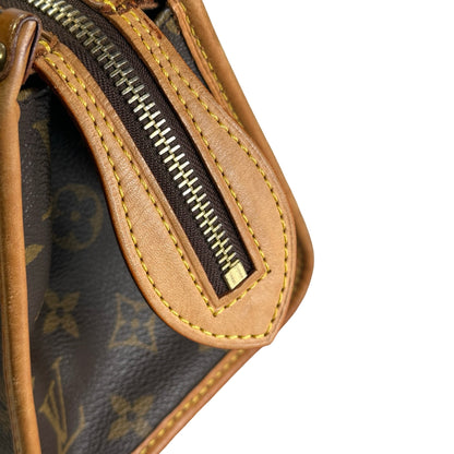Used LOUIS VUITTON Monogram Canvas Popincourt Handbag Brown