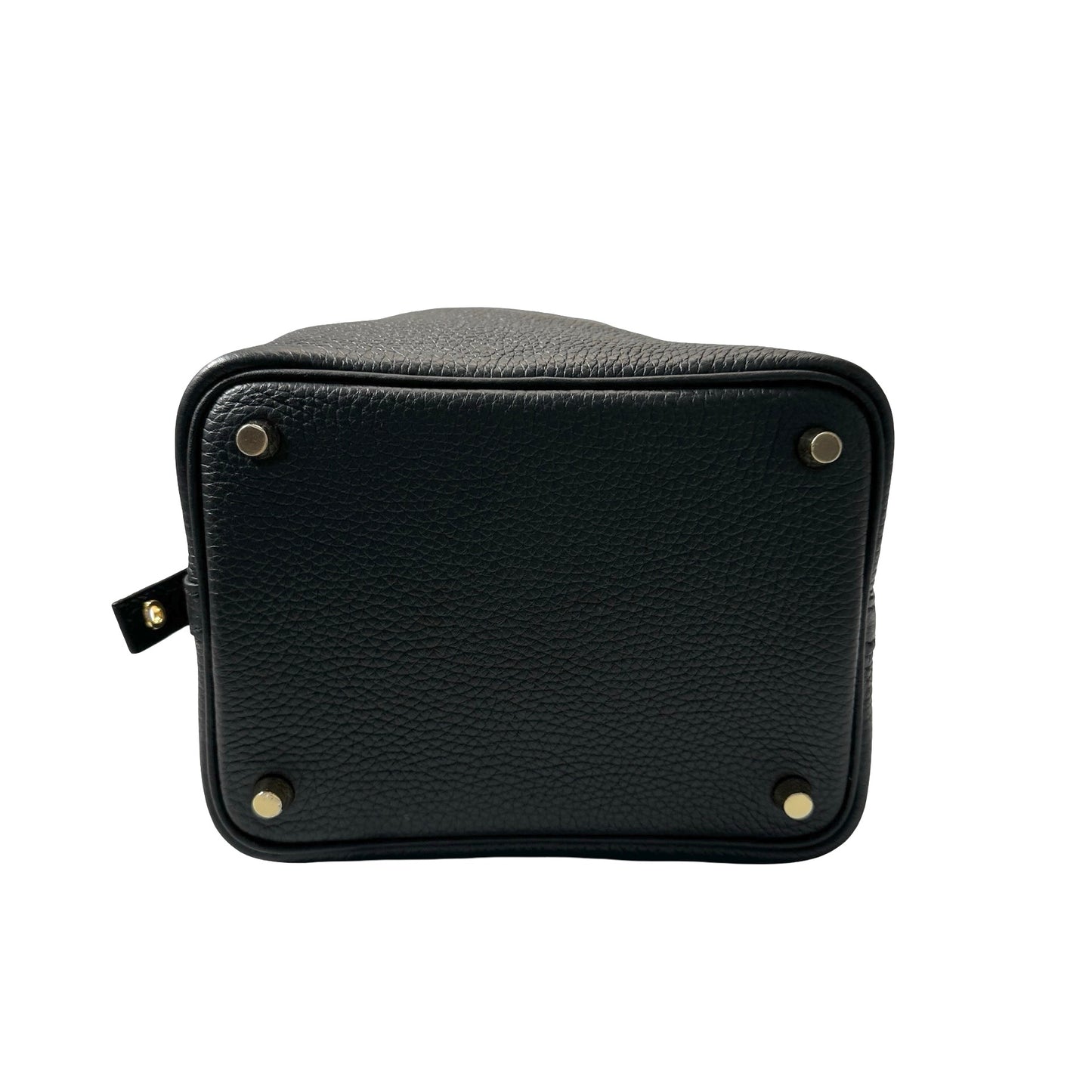 Unused HERMÈS Picotin 18 Handbag Black GHW