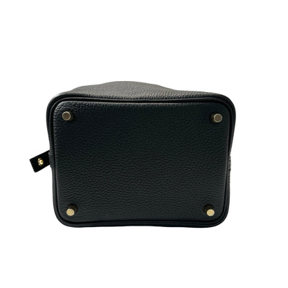 Unused HERMÈS Picotin 18 Handbag Black GHW
