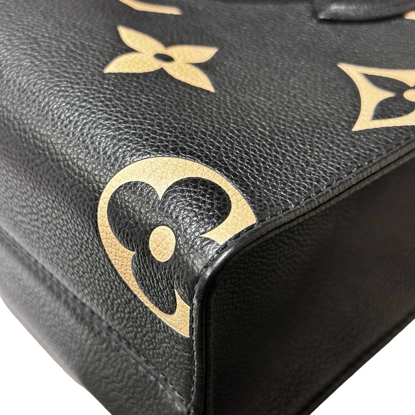 Used LOUIS VUITTON Monogram Empreinte Leather OnTheGo PM Two Way Shoulder Bag Black GHW