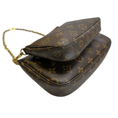 Used LOUIS VUITTON Monogram Multi Pochette Accessories Cross body bag Brown