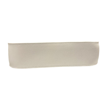 Used HERMES Evercolor Mini Jypsiere Cross body bag White GHW