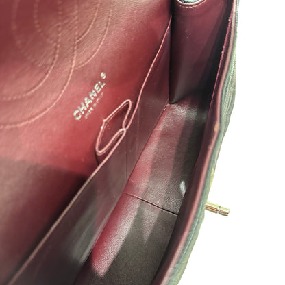 Used CHANEL Jumbo Shoulder Bag Black PHW