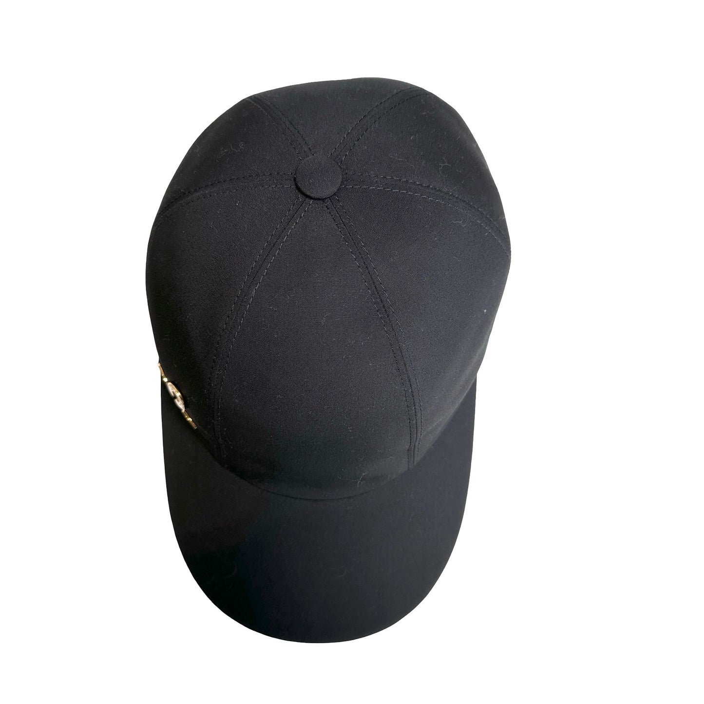 Used HERMES Hat Hat Black Gold