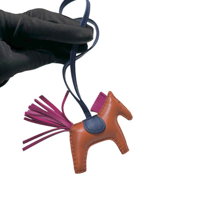 Used HERMÈS Lambskin Leather RODEO Rodeo Brown