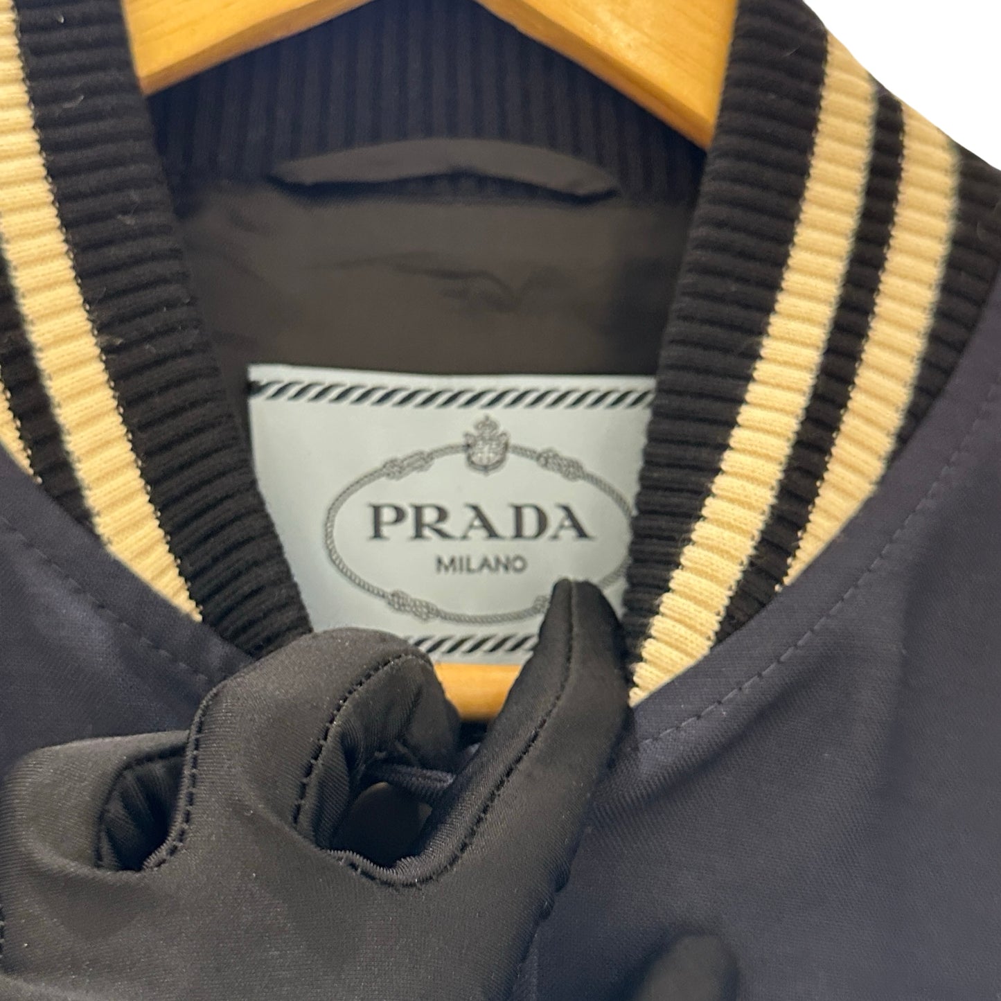 Used Prada Jacket Navy Blue