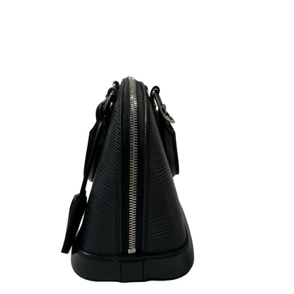 Used Louis Vuitton Epi Leather Alma BB Shoulder Bag Black PHW