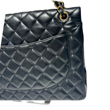 Matelasse Quilted Lambskin Maxi Jumbo Two Way Shoulder Bag [101537]