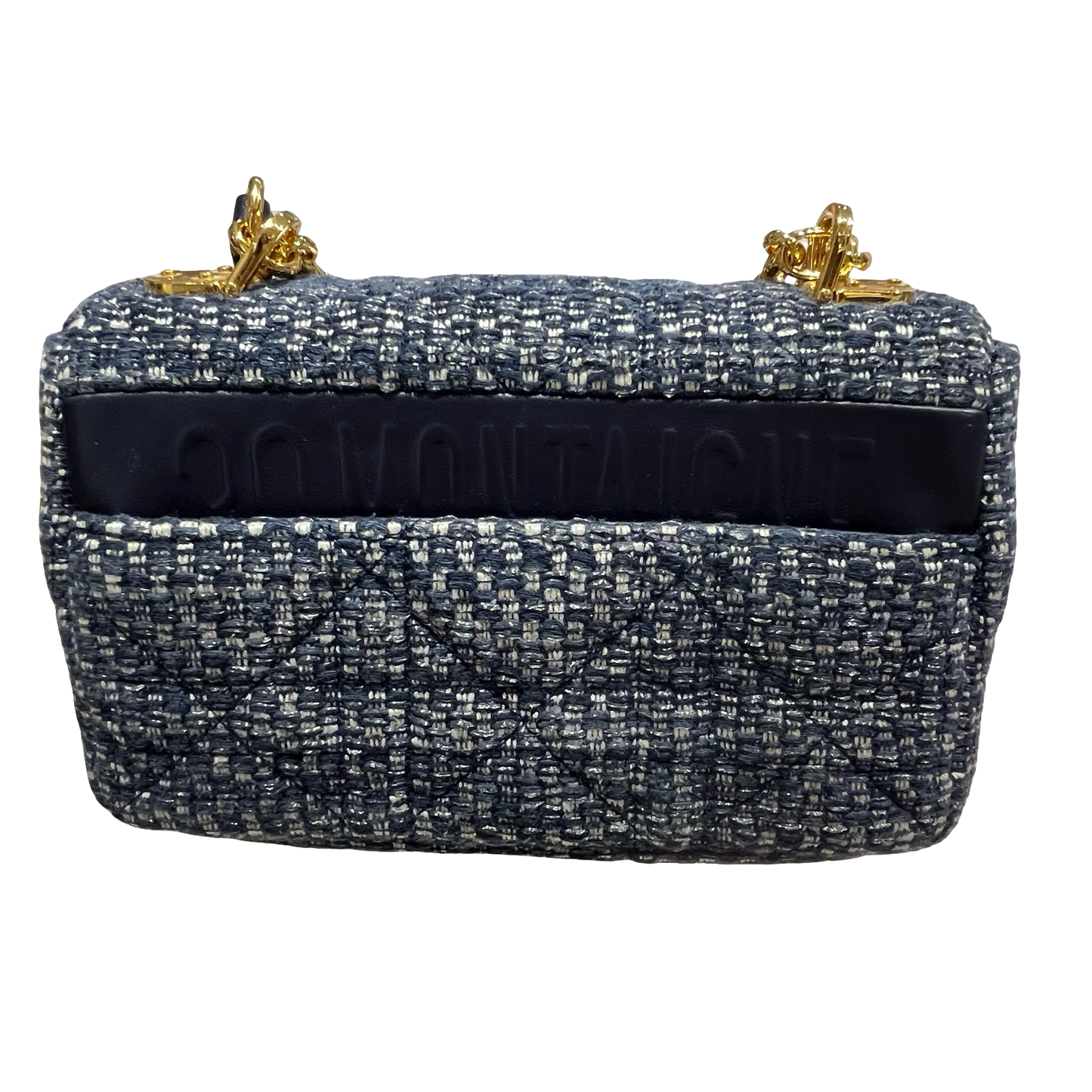 DIOR CARO SMAILL TWEED DARK BLUE [3000613]