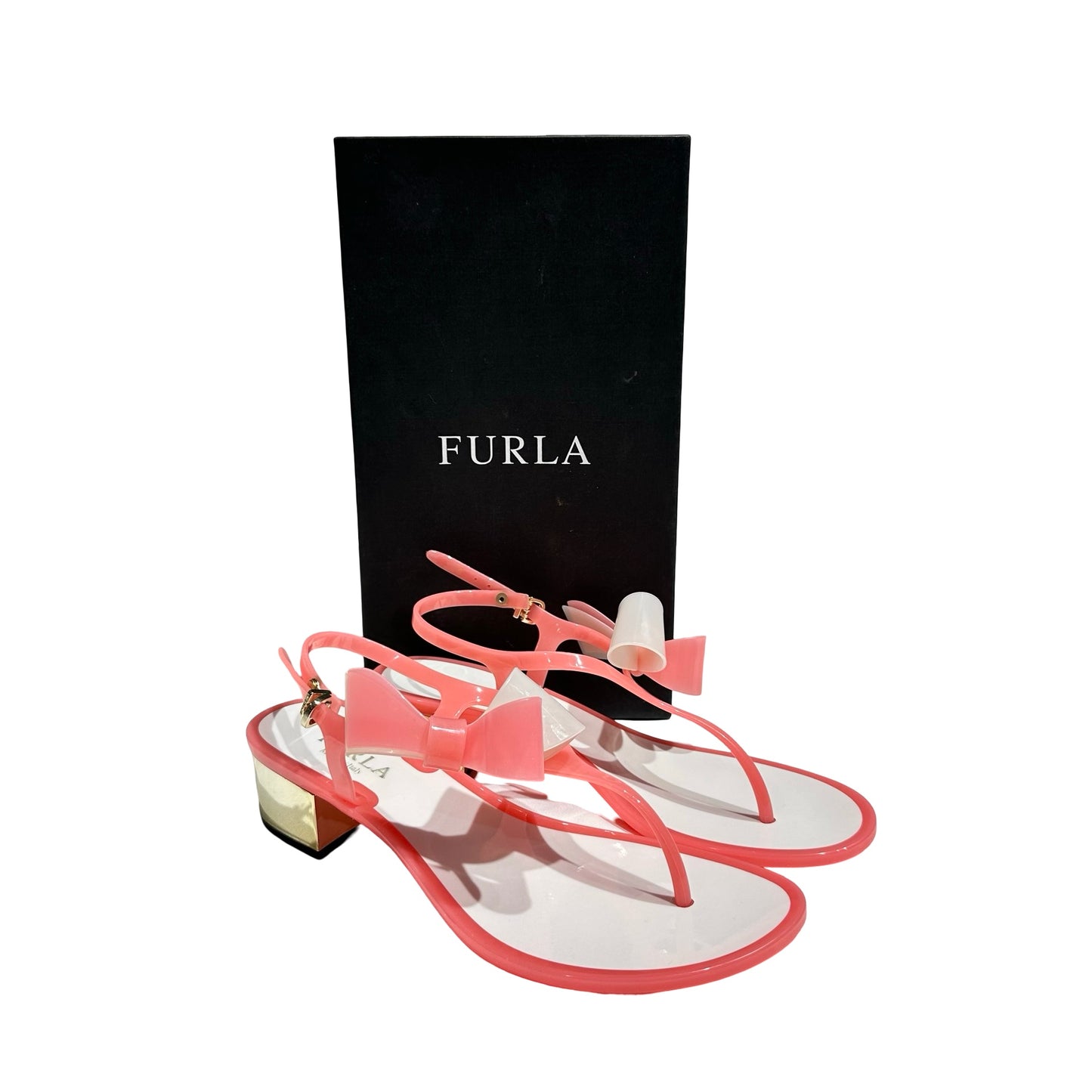 FURLA SANDAL HEELS PVC PINK [3000164]