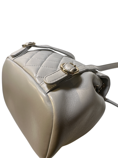 Used CHANEL Duma small Backpack (Rucksack) Grey GHW
