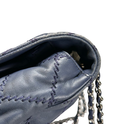 Used CHANEL Ultimate Stitch Flap Bag Wild Stitch Chain Shoulder Bag Navy PHW