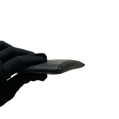 Used CHANEL Wallet Black GHW