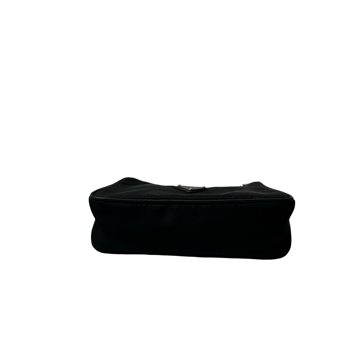 Used PRADA Re-nylon Re-edition 2005 Chain Shoulder Bag Black PHW