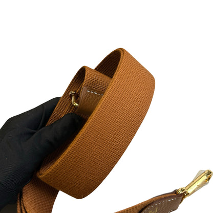 Used HERMES Clemence Evelyne Shoulder Bag Gold