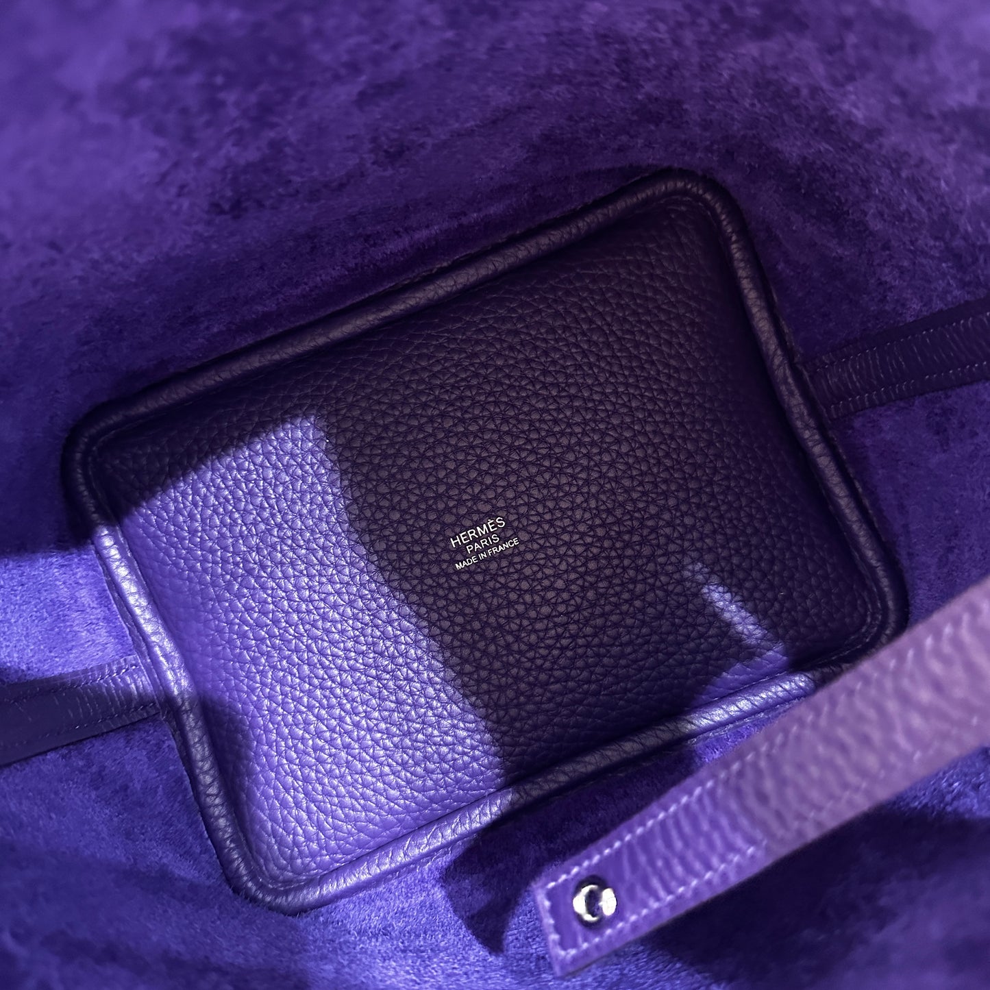 New Hermès Picotin 18 Bucket Bag Purple PHW X3