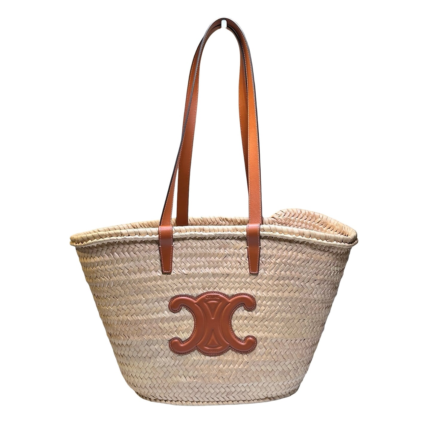 Used CÉLINE 竹編 Tote Bag Beige