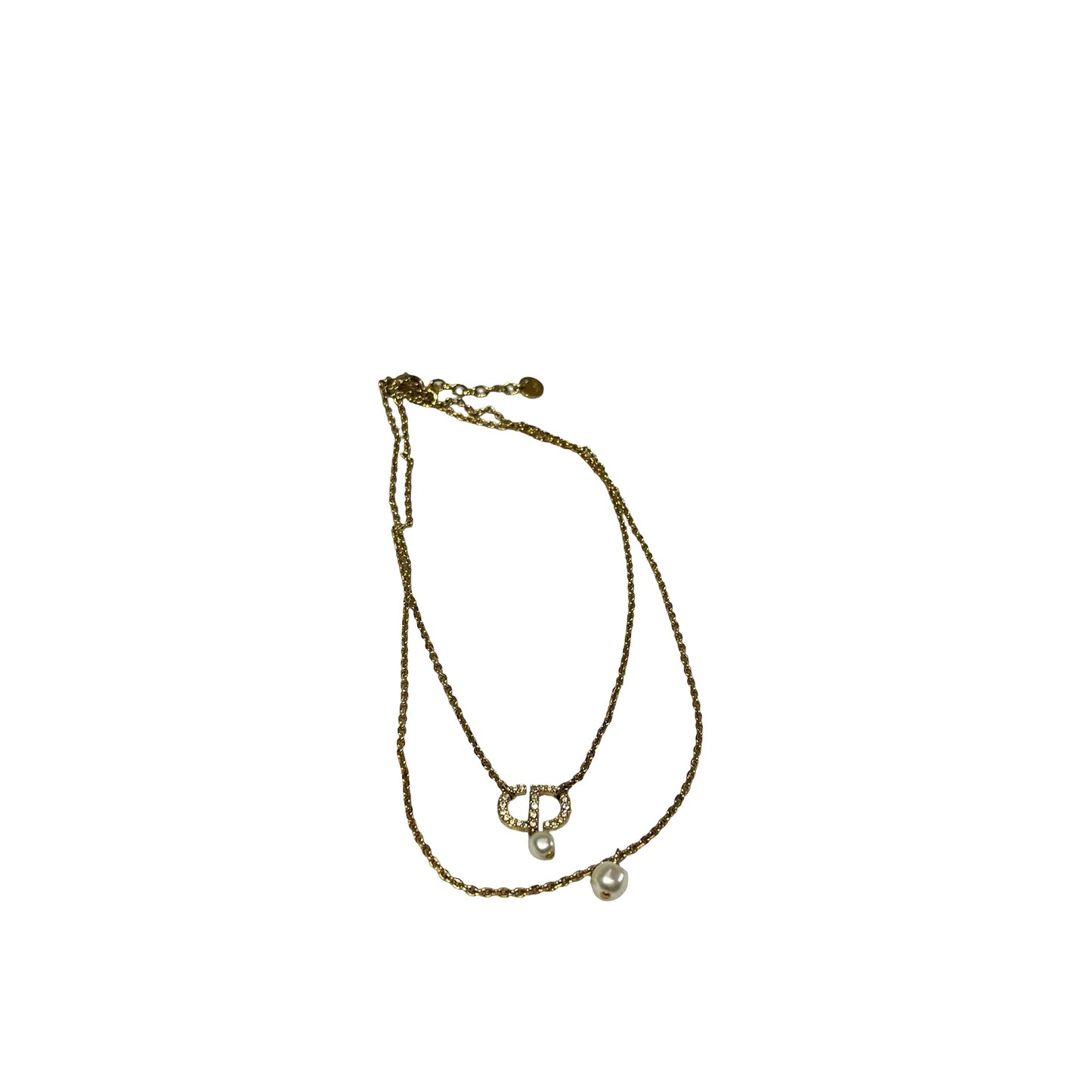 Used DIOR Necklace Jewellery GHW