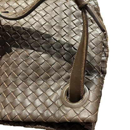 Used Bottega Veneta Calfskin Leather Tote Bag Brown