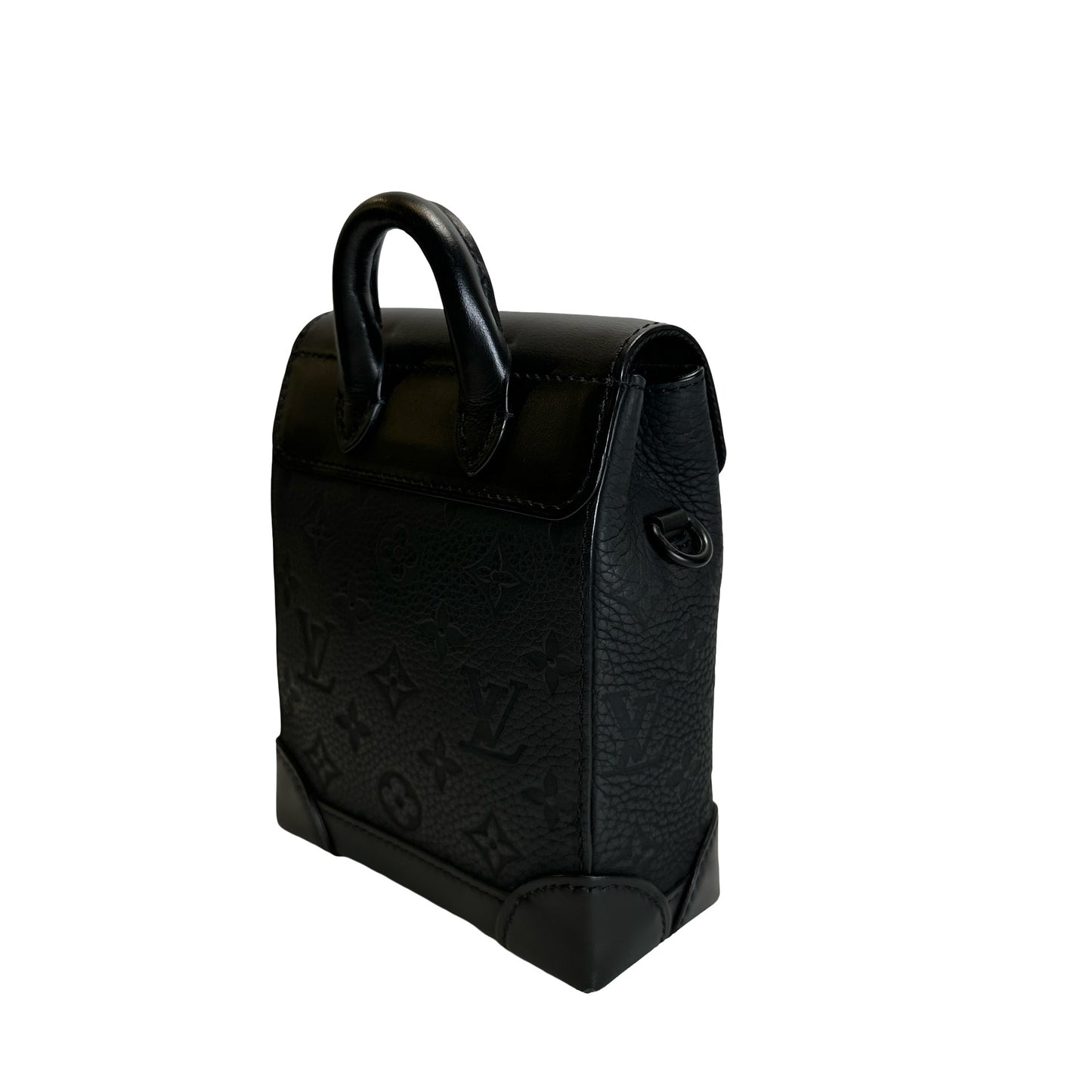 Used LOUIS VUITTON Monogram Leather Shoulder bag Backpack Black