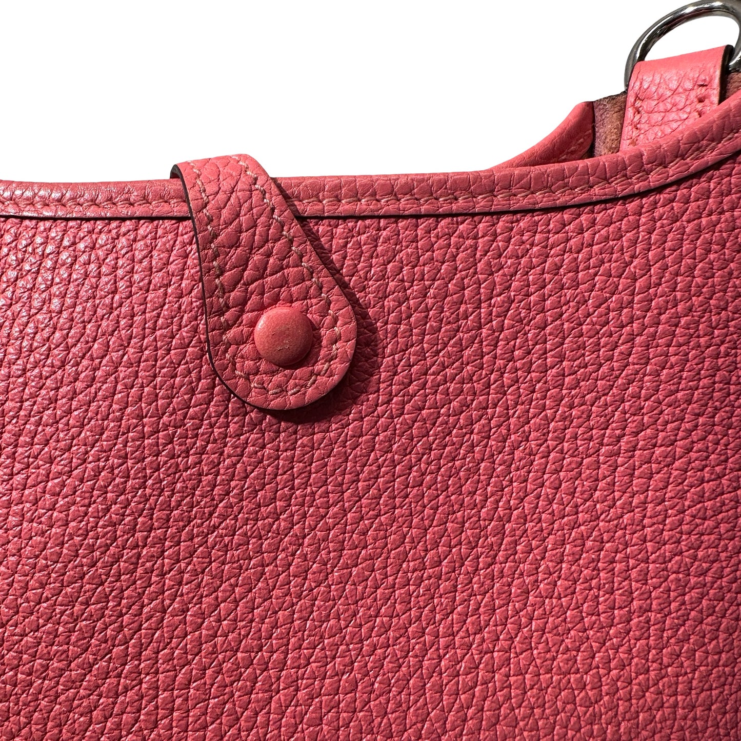 Used HERMÈS Mini Evelyne Shoulder Bag PHW Pink