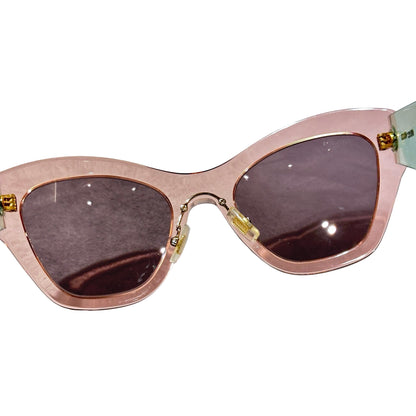 Used MIU MIU Sunglasses Pink Green