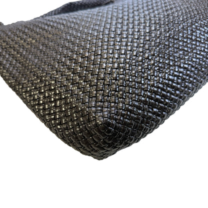 Used BOTTEGA VENETA Intrecciato Woven Tote Handbag Brown