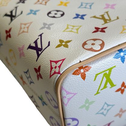 LOUIS VUITTON Monogram Multicolor All in BB Bucket Bag White Multicolor