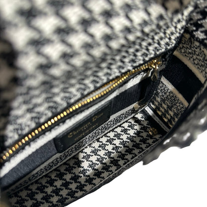 DIOR MINI LADY D-LITE CANVAS HOUNDSTOOTH GHW [3000161]