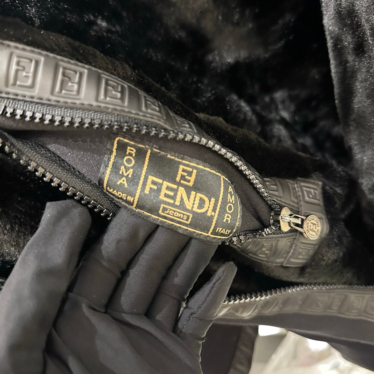 Used FENDI Fur Double Sided Jacket Clothes
