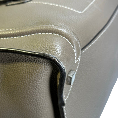 Used CELINE Leather Phantom Handbag Taupe