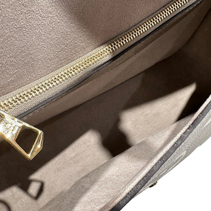 Used LOUIS VUITTON Diane Shoulder Bag Beige Grey GHW