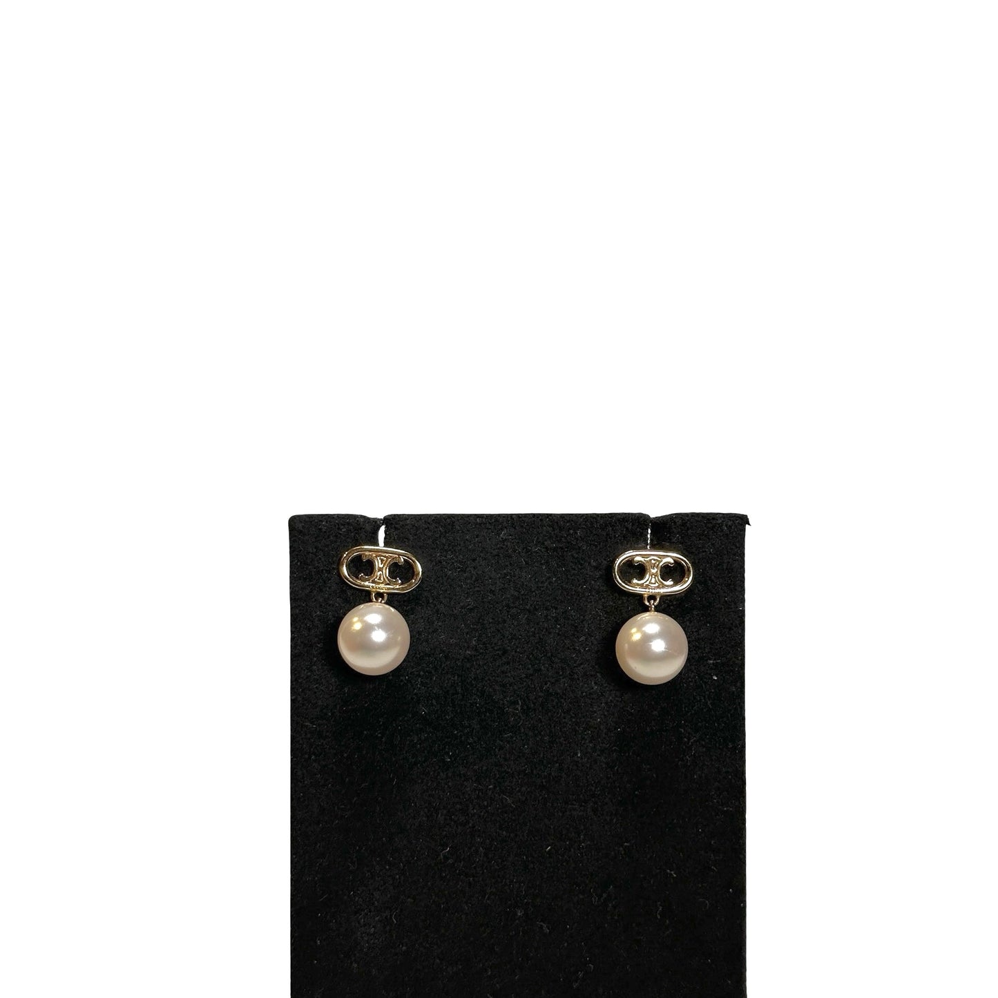 Used CELINE Earrings GHW