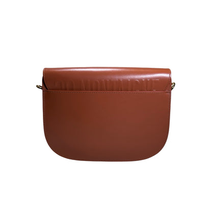Used DIOR Calfskin Bobby Crossbody Bag Brown