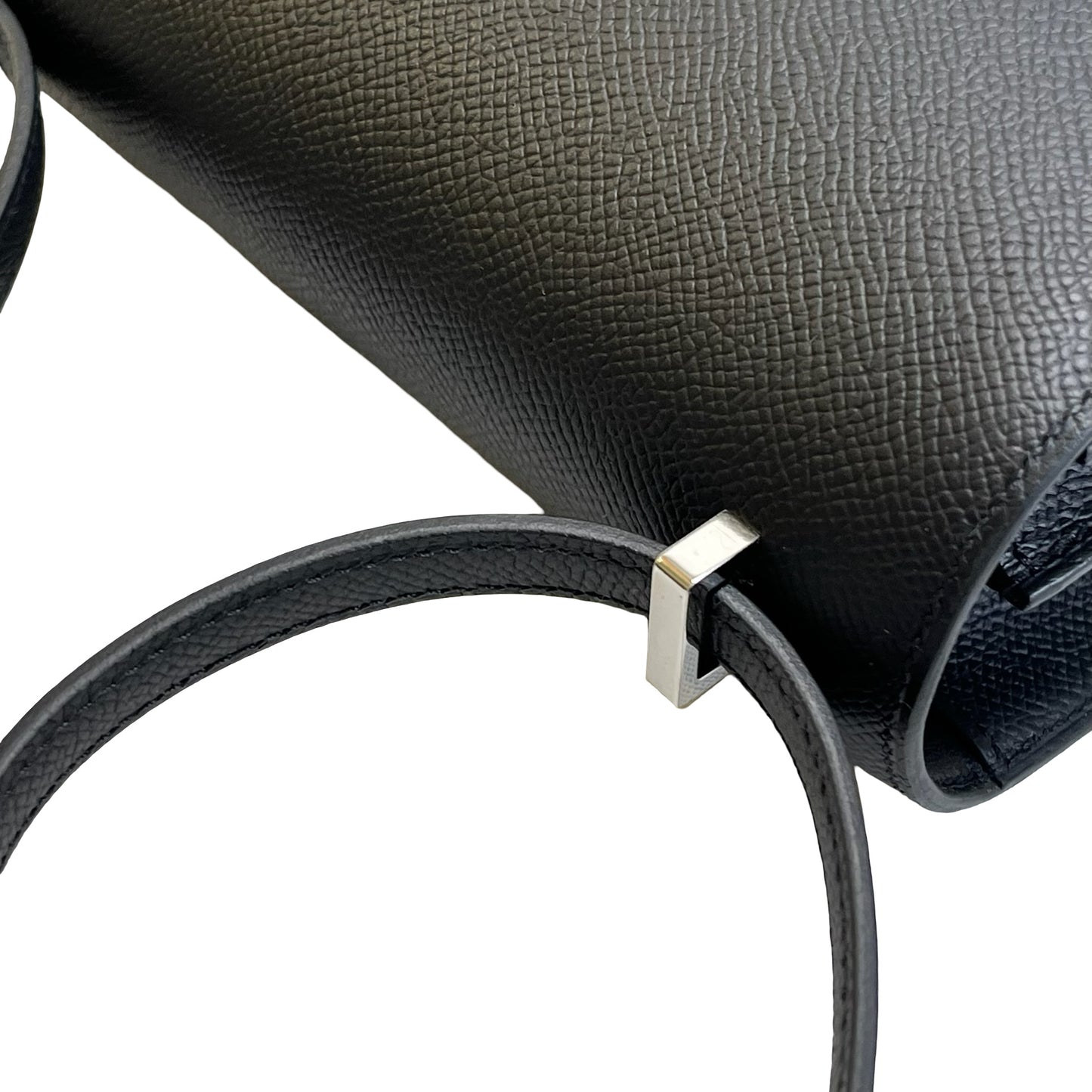 Brand New HERMES Epsom Mini Constance Shoulder Bag Black PHW