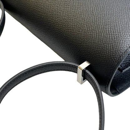 Brand New HERMES Epsom Mini Constance Shoulder Bag Black PHW