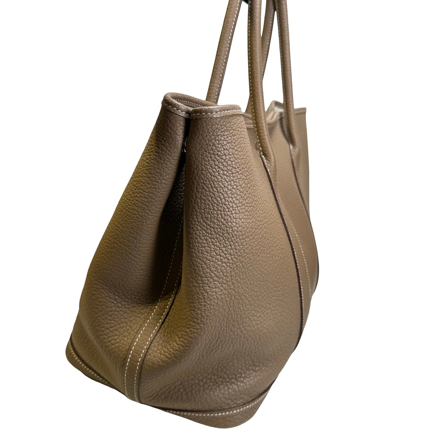 Used HERMES TC Garden Party 36 Tote Bag Etoupe GHW