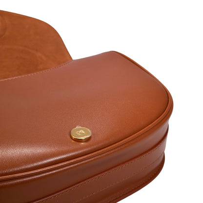Used DIOR Calfskin Bobby Crossbody Bag Brown