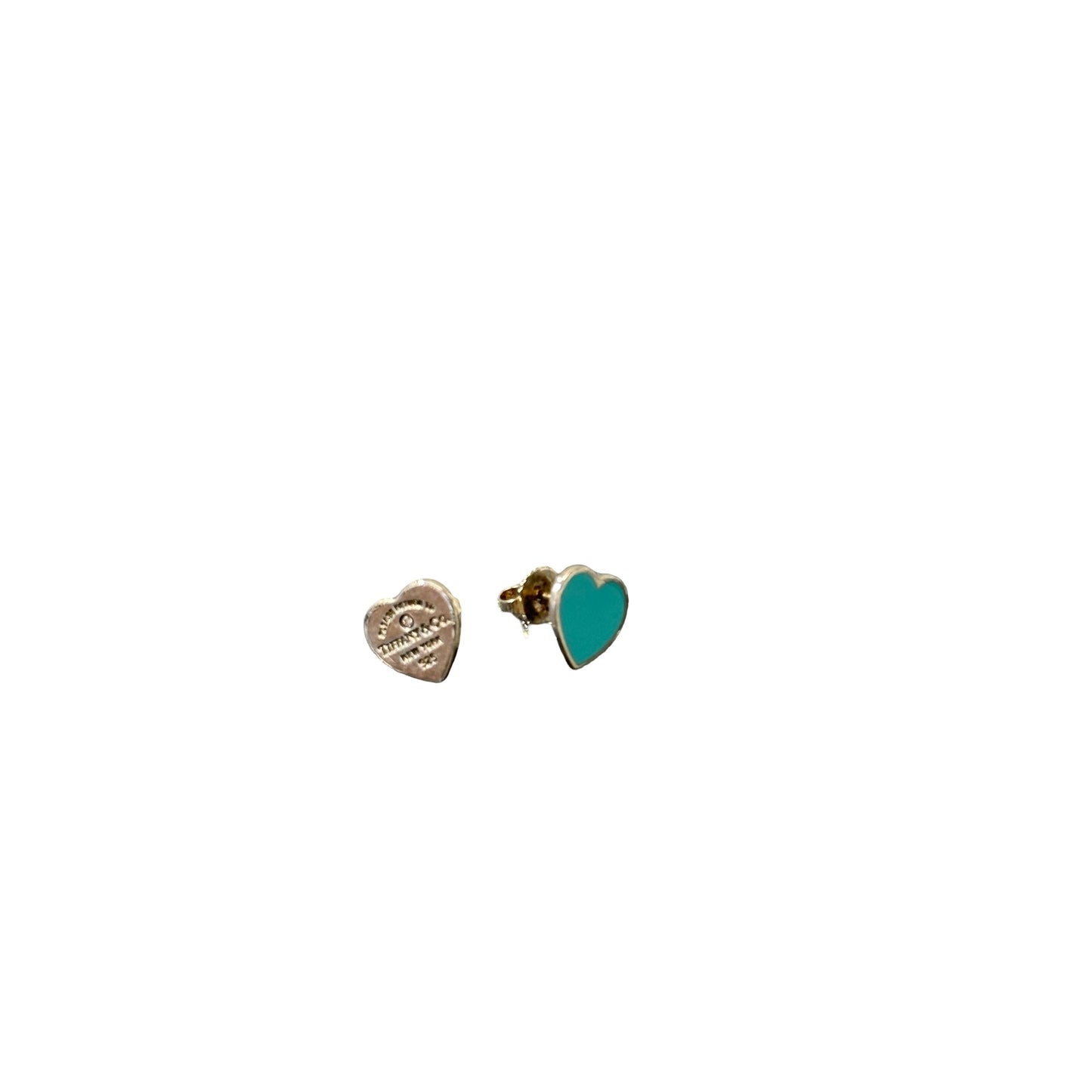 Used TIFFANY & CO. Earrings Silver Tiffany blue