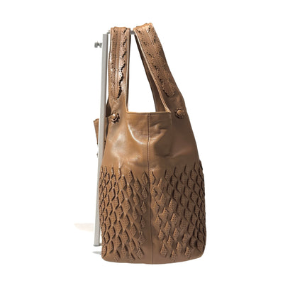 Used Bottega Veneta Tote Bag Brown