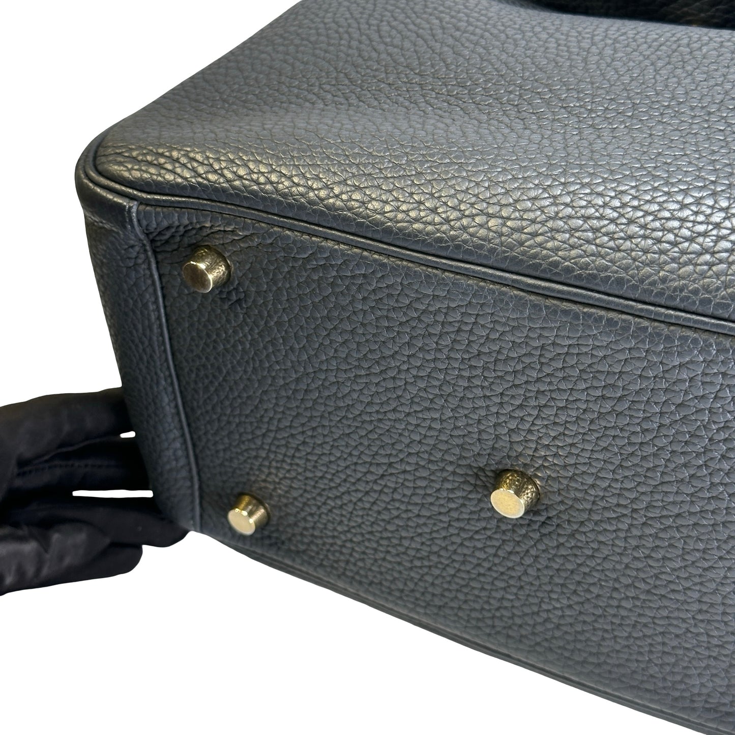Used HERMES Tc Lindy 26 Shoulder Bag Black Ghw