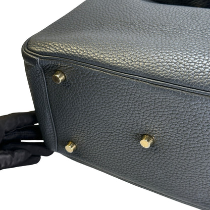 Used HERMES Tc Lindy 26 Shoulder Bag Black Ghw