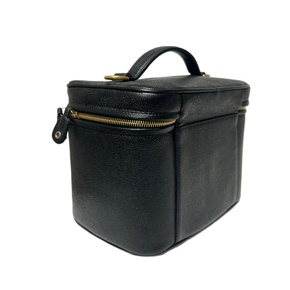 Calfskin Vanity Case Two Way Shoulder Bag [101221]