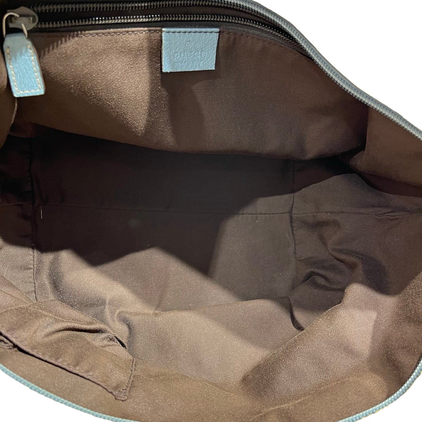 GUCCI BROWN CANVAS HAND BAG [3000652]
