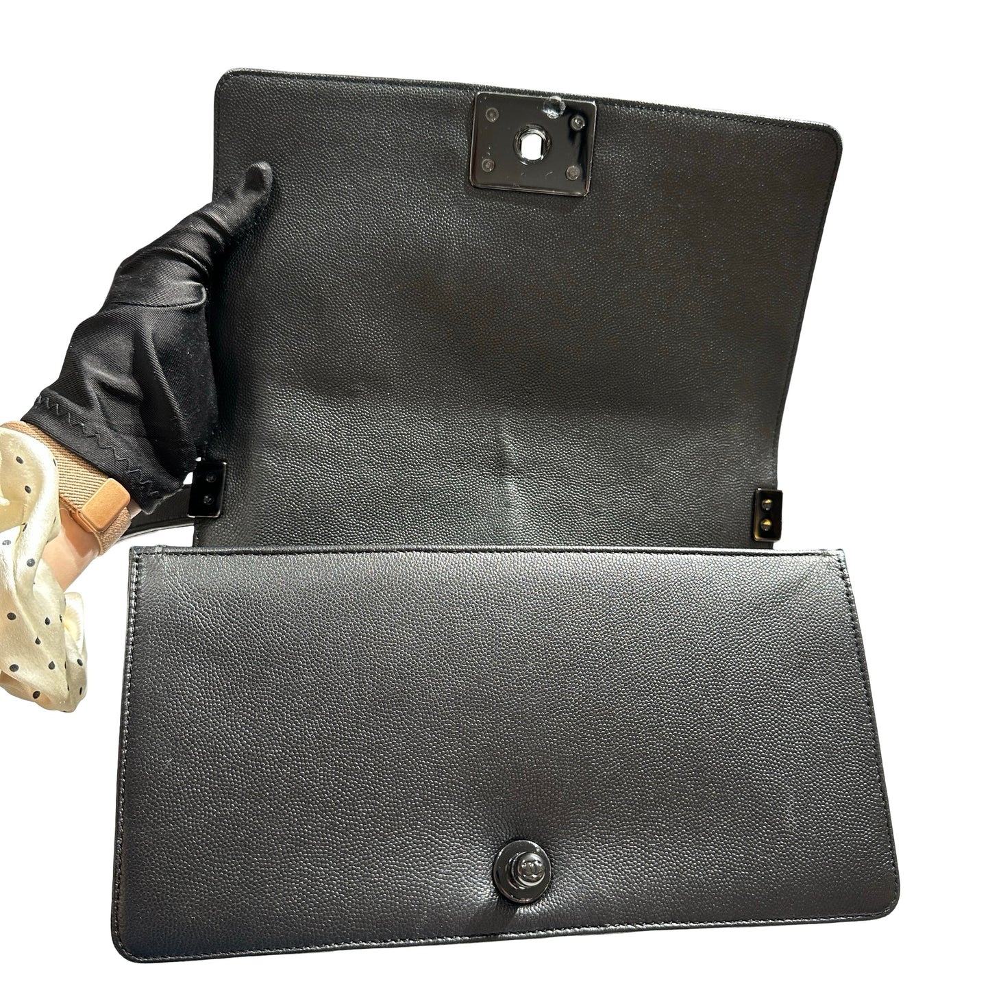 Used PRADA Vitello Phenix Leather Vittelo Phenix Camera Bag Camera Bag Blue
